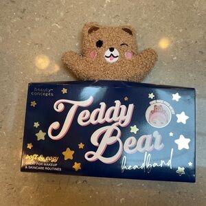 NWT Teddy Bear Headband:perfect for daily skin care, facials etc. So cute & soft